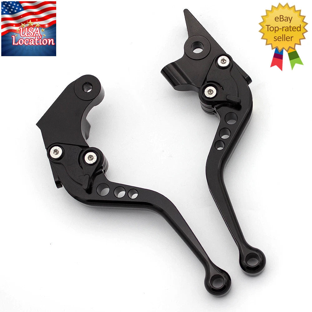 For Kawasaki NINJA 250R 2008-2012 2011 Brake Clutch Levers CNC Short Adjustable