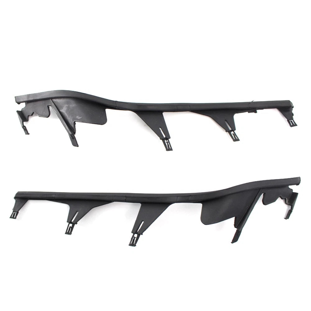 Pair Car Upper Headlight Lamp Cover Strip Trim For BMW 3 Series E46 4 Door 98-01