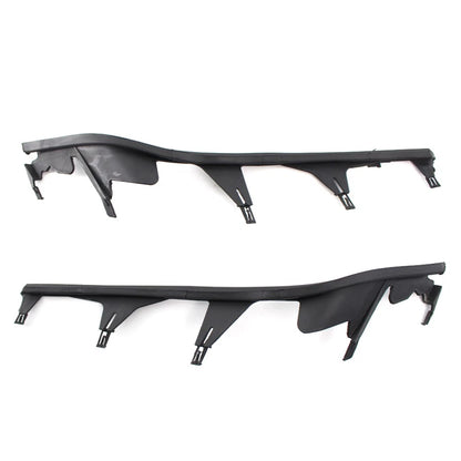 Pair Car Upper Headlight Lamp Cover Strip Trim For BMW 3 Series E46 4 Door 98-01