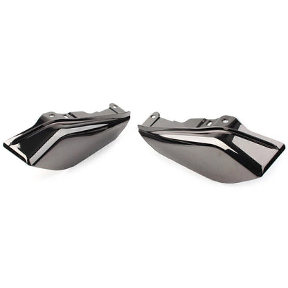 2PCS Heat Shield Mid-Frame Air Deflector Trim For Harley Street Glide 2009-2016