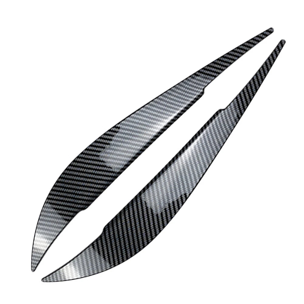 Front Headlight Eyebrow Trim For BMW 4 Series F32 F33 F36 2012-2020 Carbon Fiber