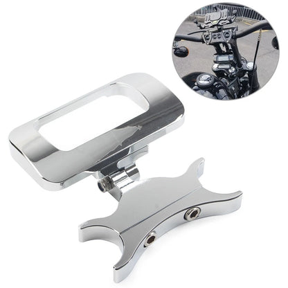 1-1/4" Handlebar Risers Gauge Mount For Harley Softail Street Bob FXBB 18-20 US