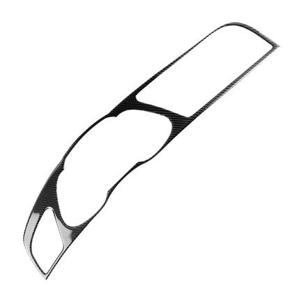 LHD Carbon Fiber Look Console Instrument Panel Cover Trim For Audi A4 B8 RS4 S4
