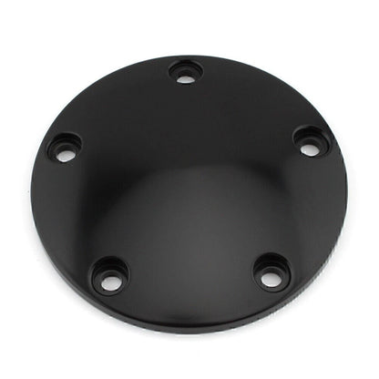 Black Domed Timing Points Cover for Harley Twin Cam Softail Dyna Touring 1999-17