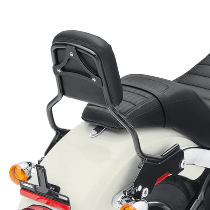 Sissy Bar Backrest Pad &Docking Hardware For Harley FXLR FXLRS FLSB 18-25 Black