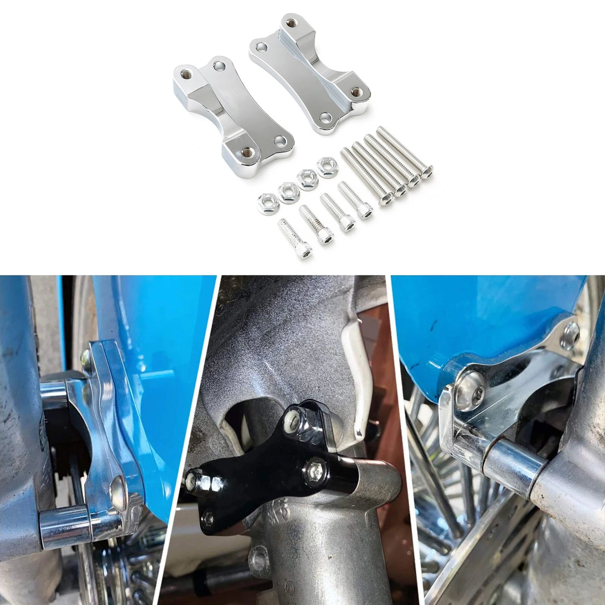 Front Fender Risers Spacer Mount Fit For Harley Touring Road Glide 2014-2022 US