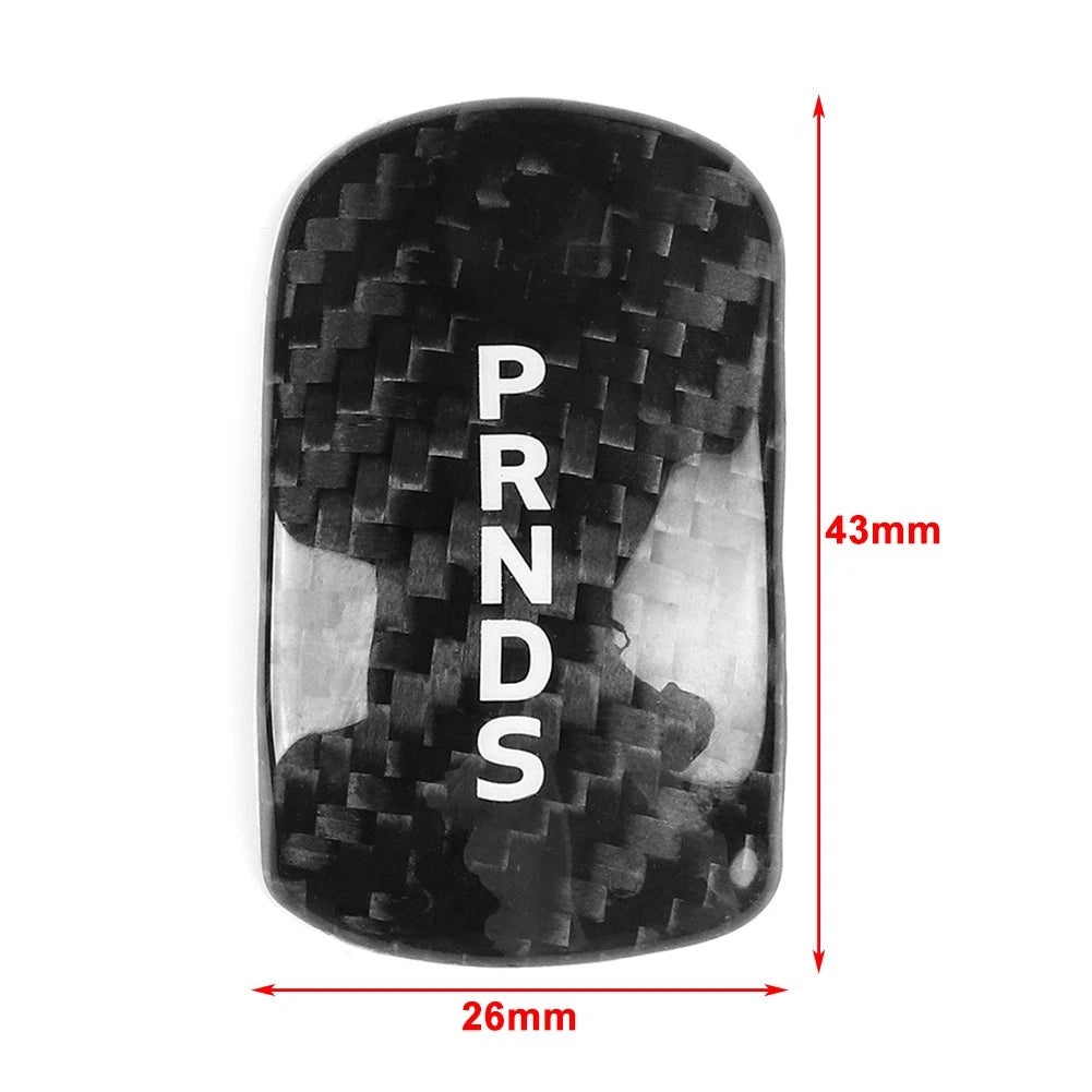 Gear Shift Knob Cover Head Trim Fit Fitd Mustang 2015 2016 2017-2023 Black
