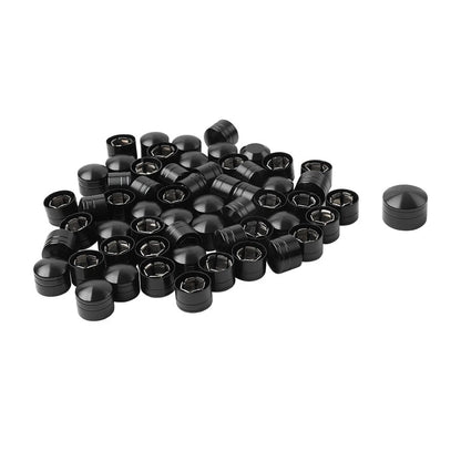 60X Engine Screw Bolt Cover Kit For Harley Dyna Softail Touring Road Glide Black