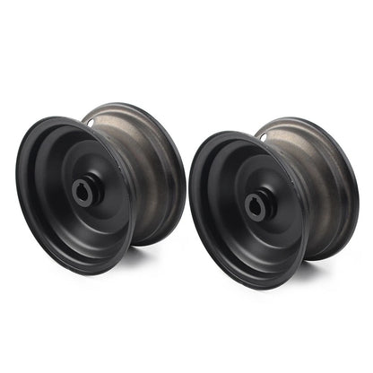 6" 145/70-6 IN Rear Wheel Rim Black For GO Kart Off-Road Dirt Pit Bike Aluminum
