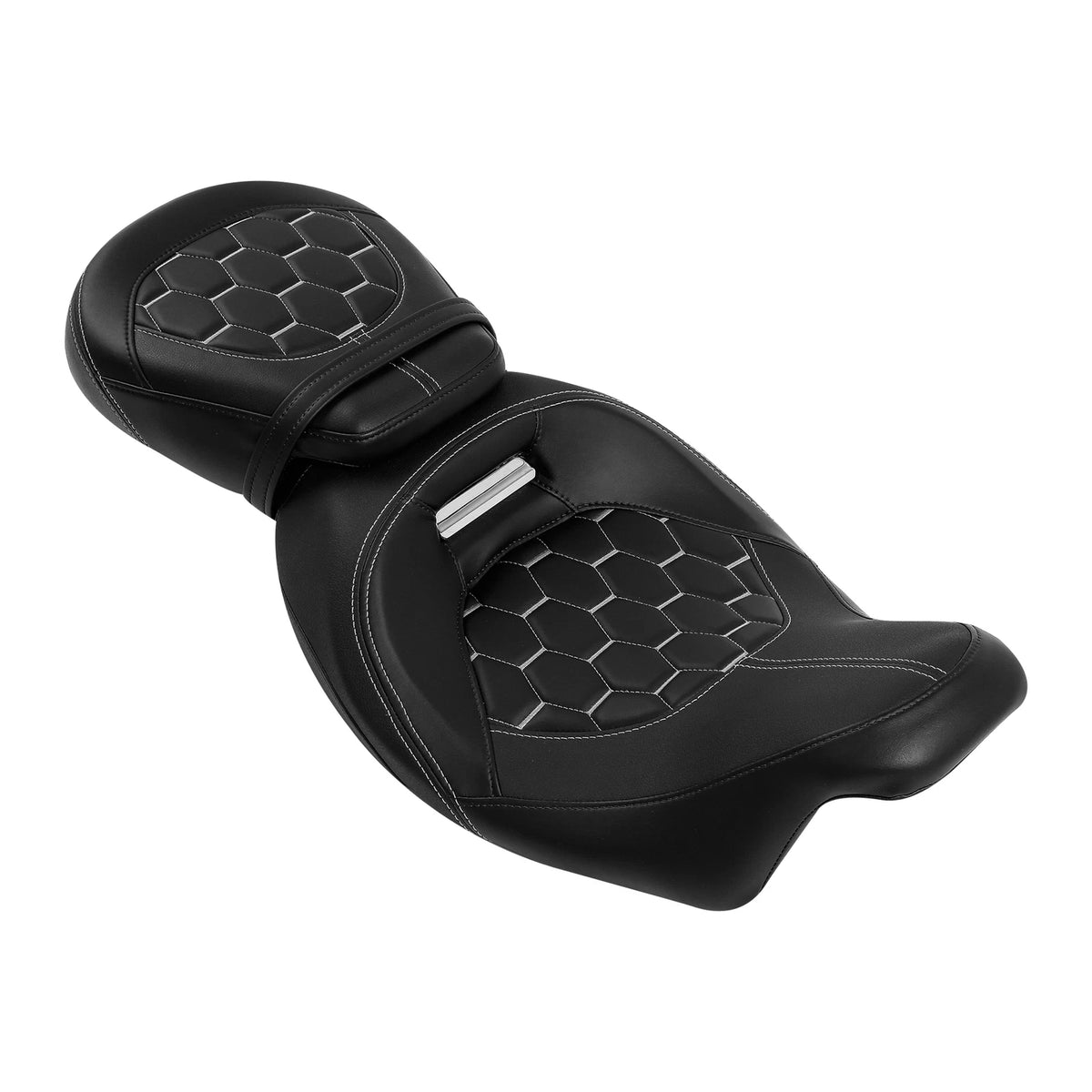 Driver Rider Passenger 2 Up Gel Seat Fit For Harley Electra Road Glide 2009-23