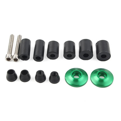 CNC 7/8'' Handle Bar End Weights Handlebar Grips Cap Plugs Dirt Bike Green USA