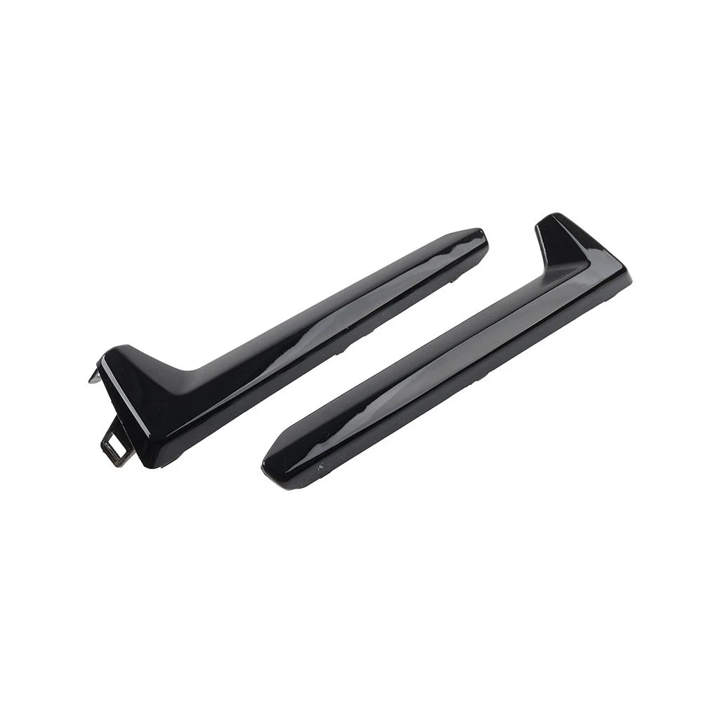 1 Pair Trim Fog Light Molding Trim Glossy Black For Subaru Forester 2017-2018