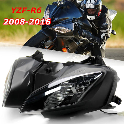 Headlight Assembly For Yamaha YZF R6 2008 2009 2010 2011 2012 2013 2014 2015 16