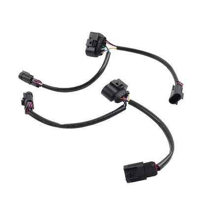 2X Quad Housing To Projector Headlight Conversion Harnesses For Dodge Ram 09-18