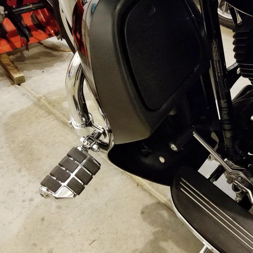 Anti Vibration Rubber Lion Paw Foot Rest Pegs Fit For Harley Softail Dyna Chrome