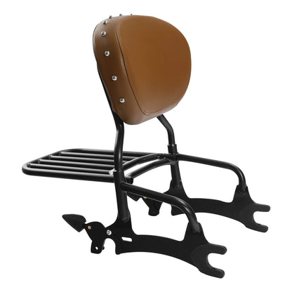 Backrest Pad Sissy Bar Luggage Rack For Indian Chieftain 14-25 Challenger 21-25