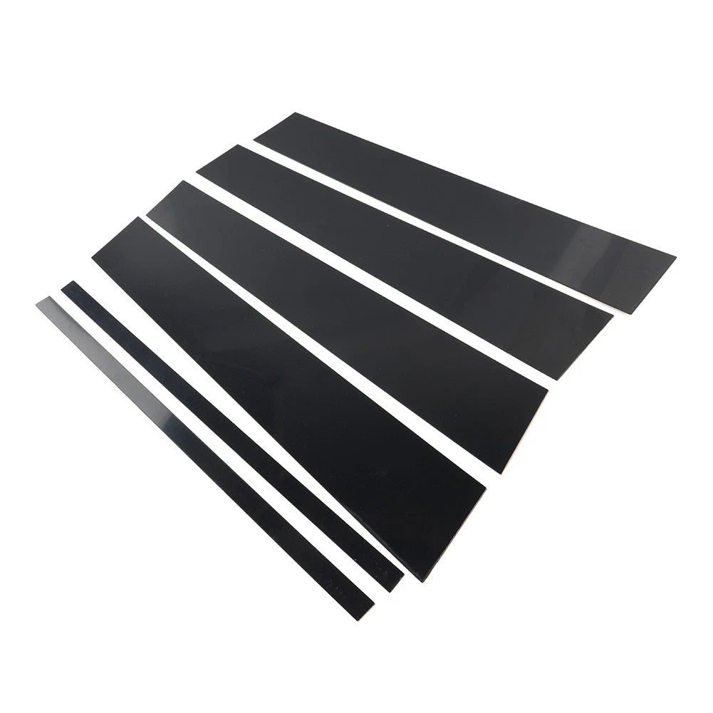 6PCS Pillar Post Door Window Cover Trim Kit Fit Honda Pilot Ridgeline 2009-2015