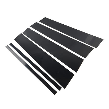 6PCS Pillar Post Door Window Cover Trim Kit Fit Honda Pilot Ridgeline 2009-2015