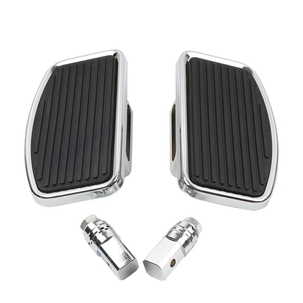 2x Short Front Foot Pedal Footpegs For Yamaha V-Star Drag Star V-MAX 1998-2019