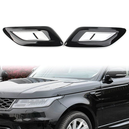 2x Front Hood Air Inlet Vent Grille Cover Trim For Land Rover Range Rover Sport