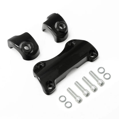 Aluminum 1.25'' Handlebar Riser Clamp Fit For Harley Touring Road Glide 1988-24