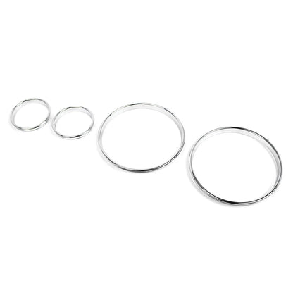 Speedometer Gauge Dial Rings Bezel Trim For BMW 5 7 Series E39 E38 M5 X5 E53