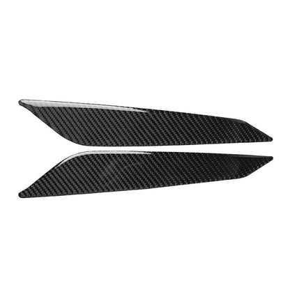 Interior Gear Shift Side Panel Cover Trim Carbon Fiber For Audi A4 B9 2017-2020