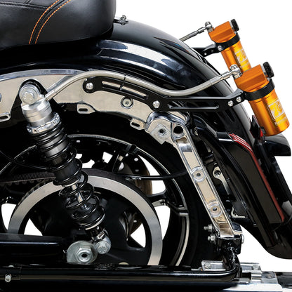 Remote Reservoir Rear Suspensions Shocks For Harley Street Road Glide 2014-2024