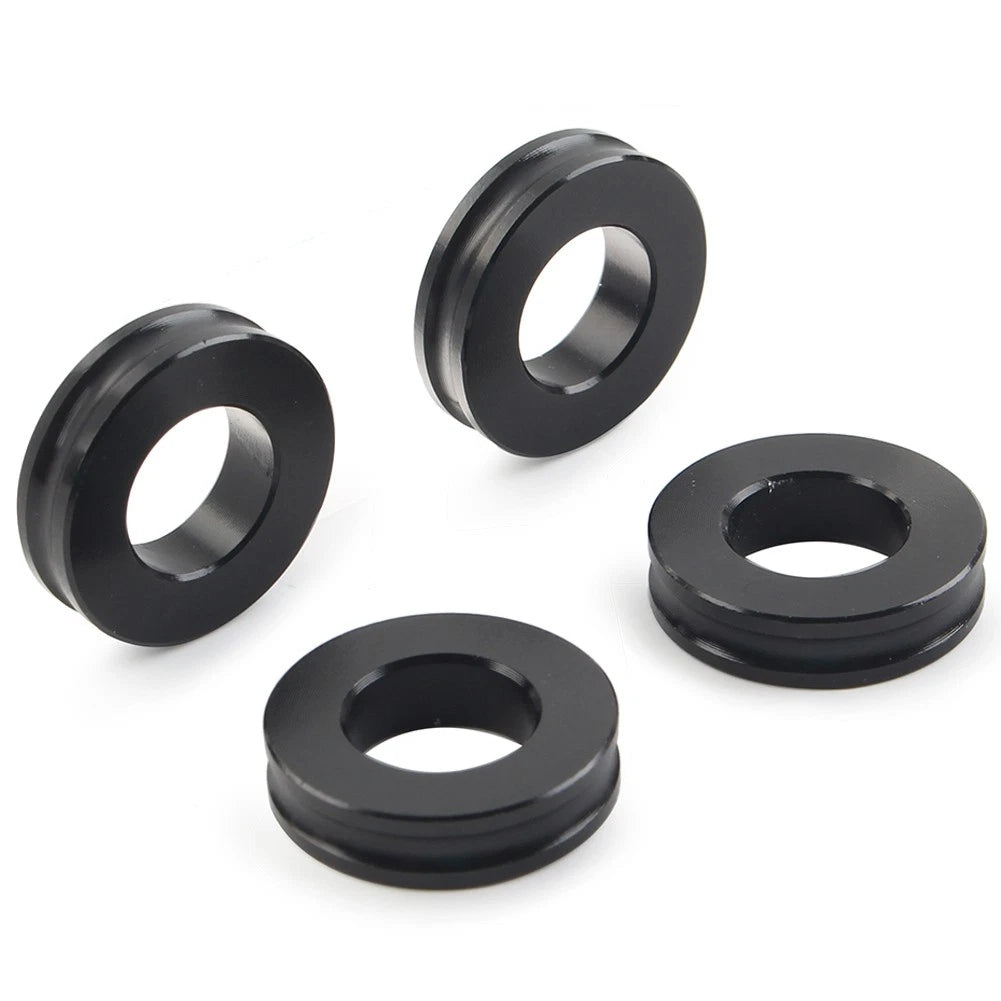 4x CNC Front Brake Caliper Spacer Kit Black For Ducati Panigale V4/R/S 2018-2024