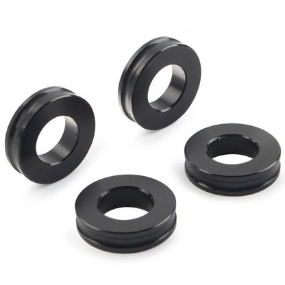 4x CNC Front Brake Caliper Spacer Kit Black For Ducati Panigale V4/R/S 2018-2024
