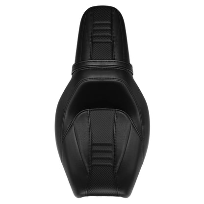 Black Driver Passenger Seat Fit For Harley Fat Bob FXFB FXFBS 2018-Up 2019 20 21