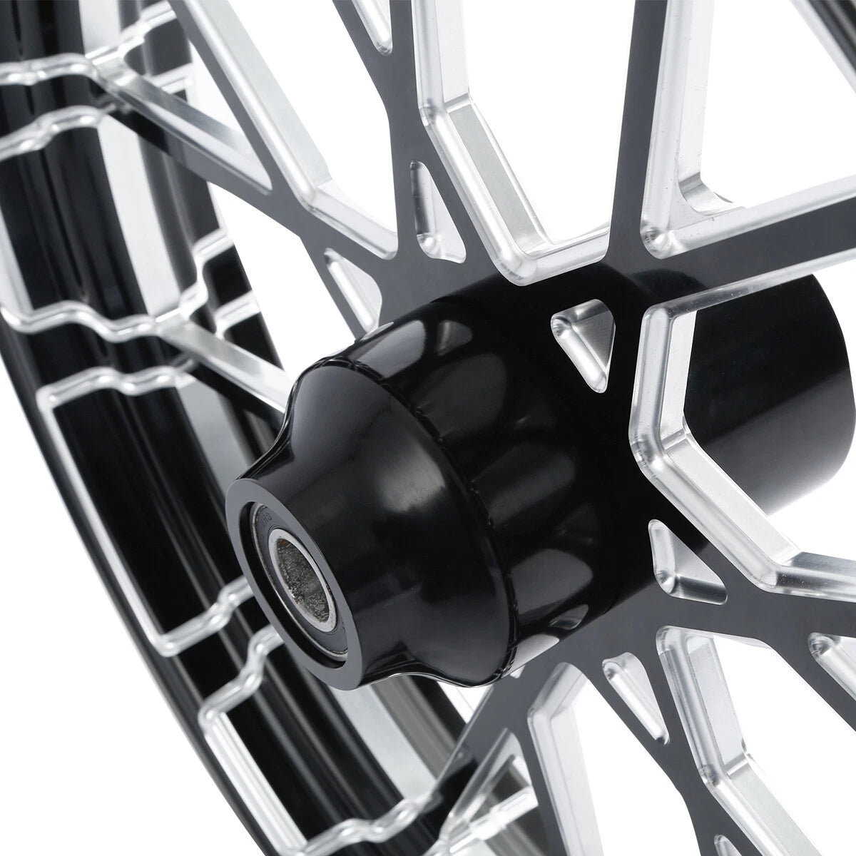 21'' Front Wheel Rim Single Disc Hub &Fender Fit For Harley Touring 2008-2025 US