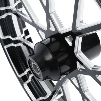 21'' Front Wheel Rim Single Disc Hub &Fender Fit For Harley Touring 2008-2025 US