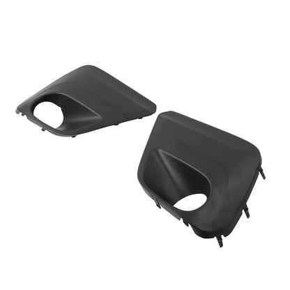 1 Pair Front Bumper Fog Light Bezel Cover Black For Subaru Forester 2019-2021