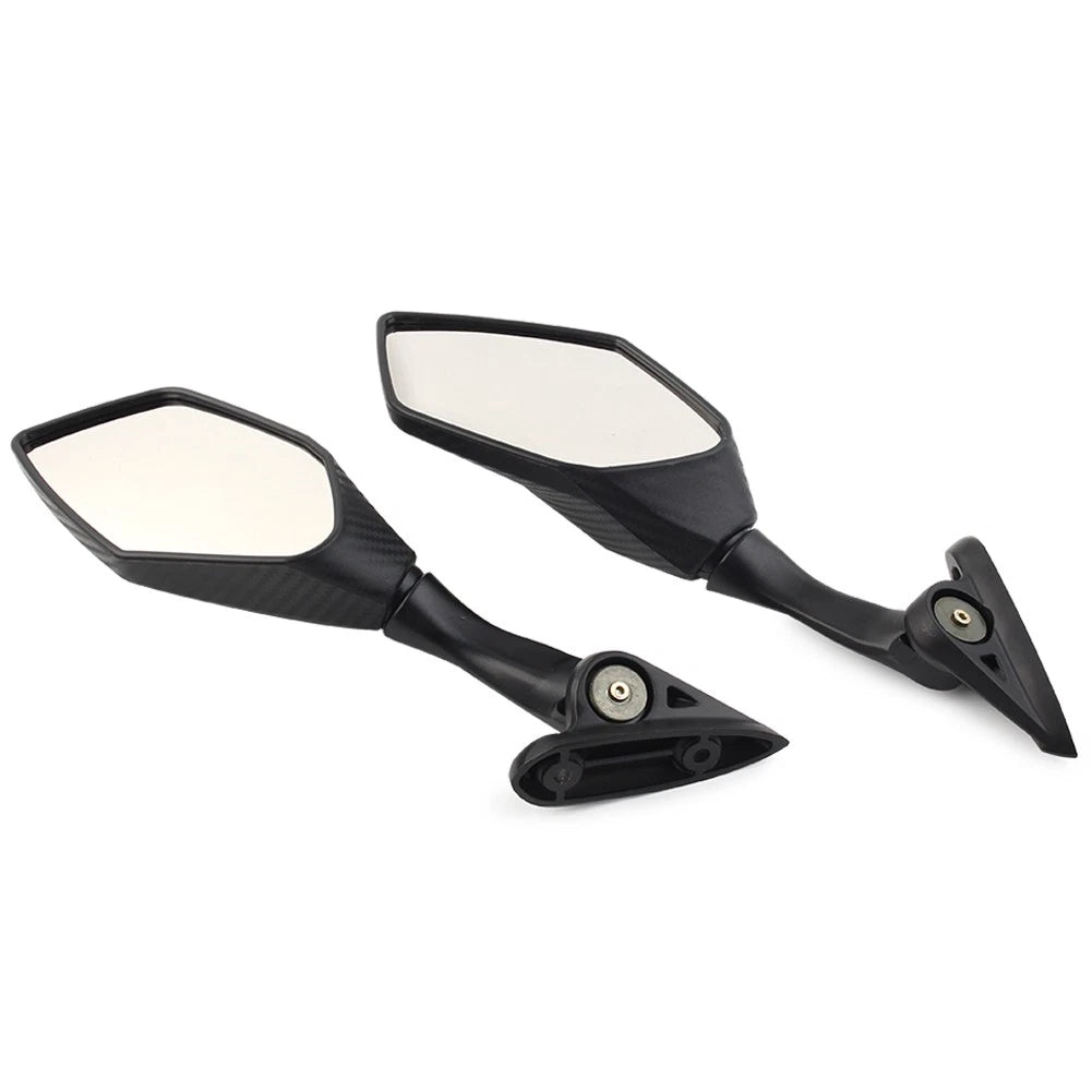 2PCS Foldable Side Rearview Mirrors For Yamaha YZF R3 R25 2015 - 2024 Black