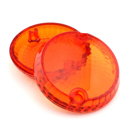 2pcs Turn Signal Lens Cover For Kawasaki Vulcan 1500 Classic Mean Streak Amber
