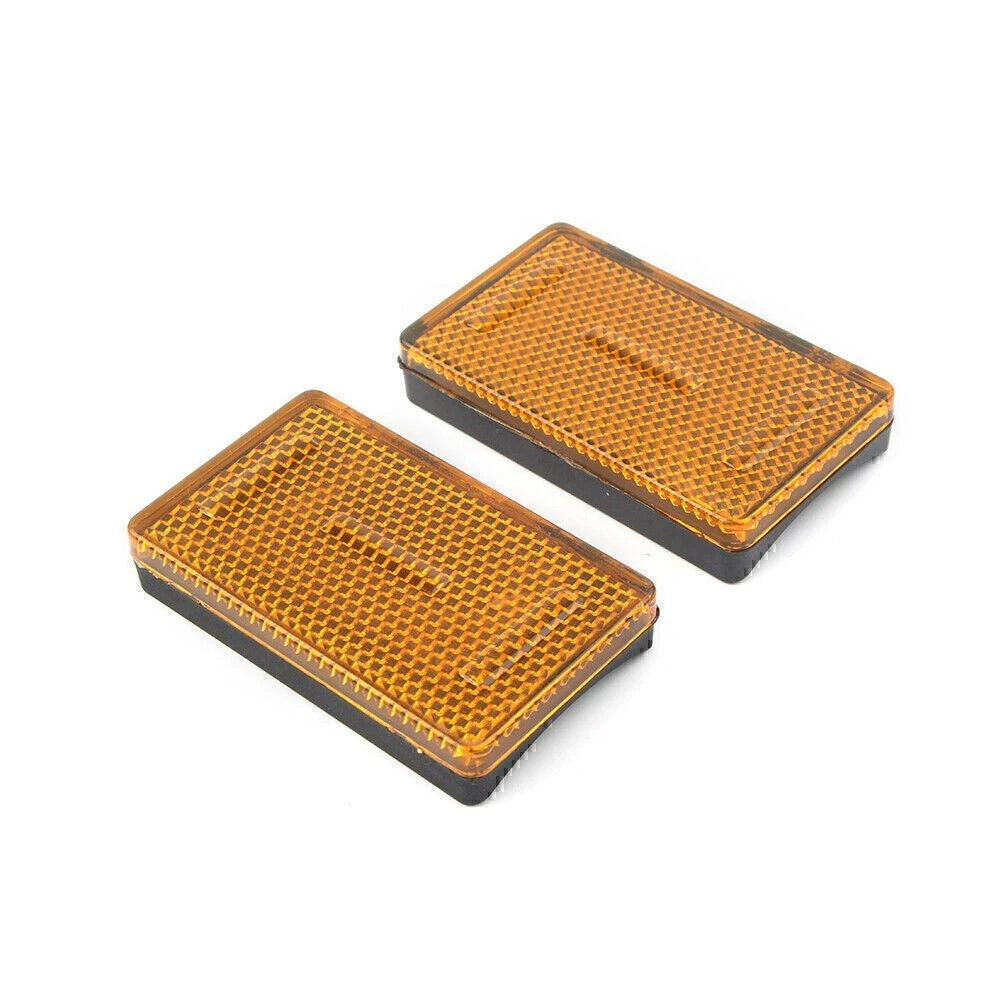 2pcs Fork Leg Reflector Cover Yellow for BMW K1200RS K1200GT R1200RT R1200GS ADV