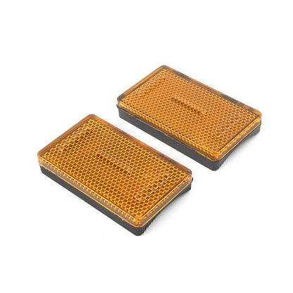 2pcs Fork Leg Reflector Cover Yellow for BMW K1200RS K1200GT R1200RT R1200GS ADV