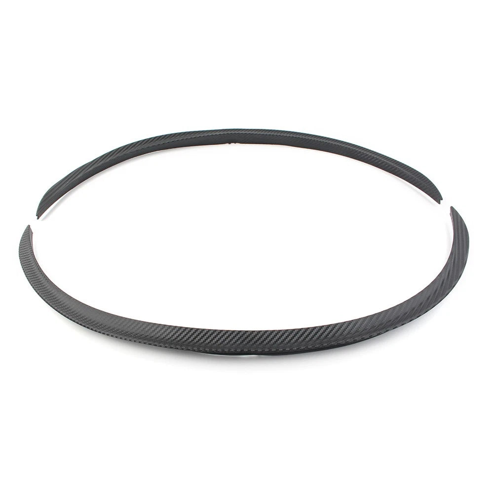 Carbon Fiber Car Wheel Eyebrow Arches Lips Fender Flares Protector Trim Cover