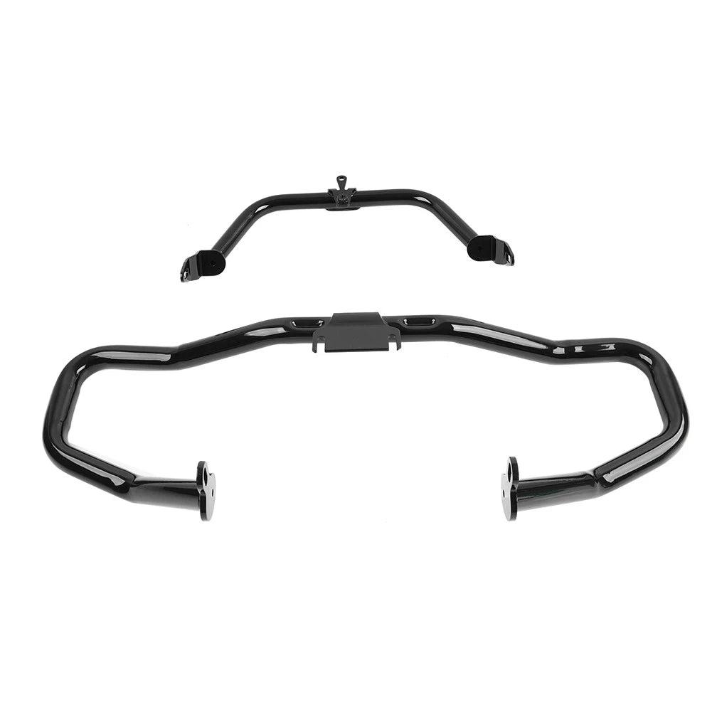 Glossy Black Steel Engine Guard Crash Bar For Harley Road Glide FLTRX 2015-2023