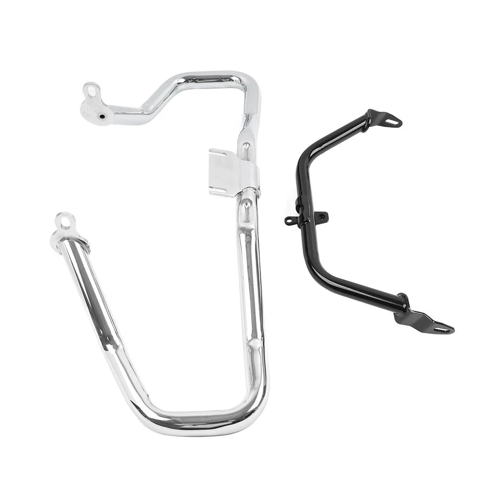 Chrom Engine Crash Bar Fairing Support Bracket For Harley Road Glide FLTRX 15-23