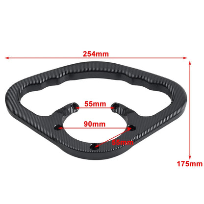 CNC Passenger Hand Grip Tank For Kawasaki Ninja ZX14 ZX14R ZX6R ZX7RR ZX11 Black