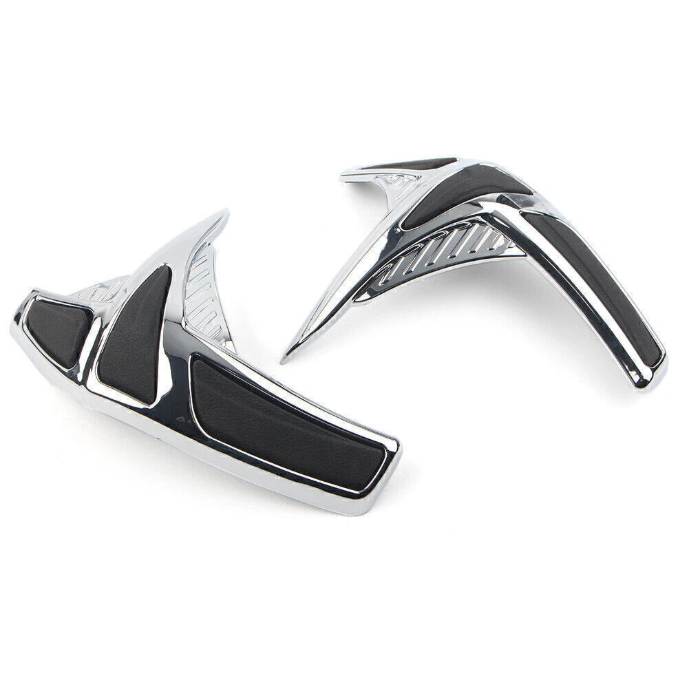 Goldwing Fairing Sddlebag Front Scuff Protectors for Honda GL1800 01-11 Chrome