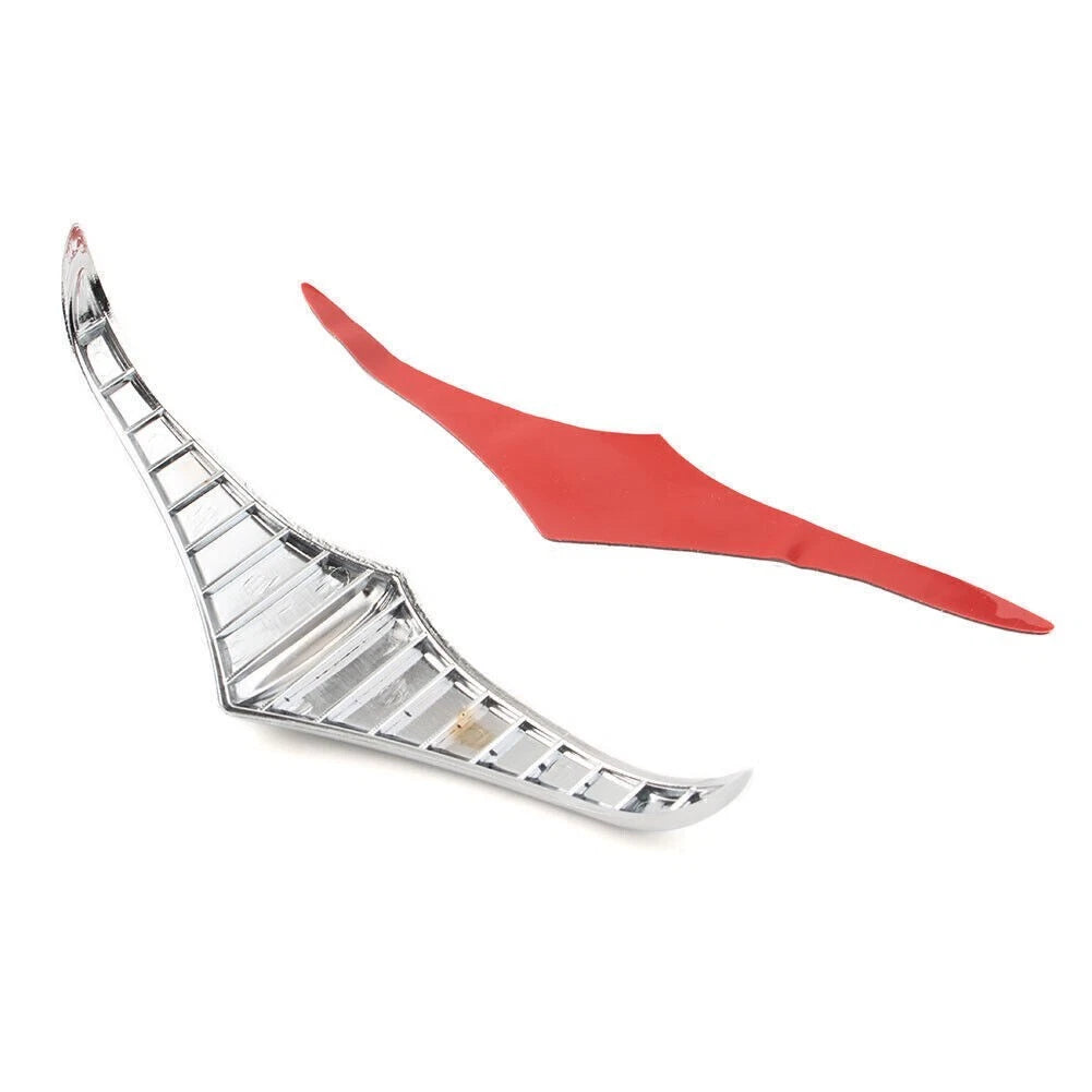 Rear Fender Accent Leading Edge Tip Trim Chrome Fit Harley Touring Street Glide
