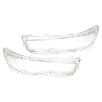 Front Headlight Lens Shell Cover Replacement For BMW 5 Series E39 2001-2003 PAIR
