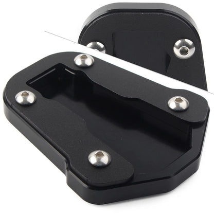 CNC Side Kickstand Enlarge Plate Pad Fit HONDA CRF300L CRF300 Rally 2021 22 Blk