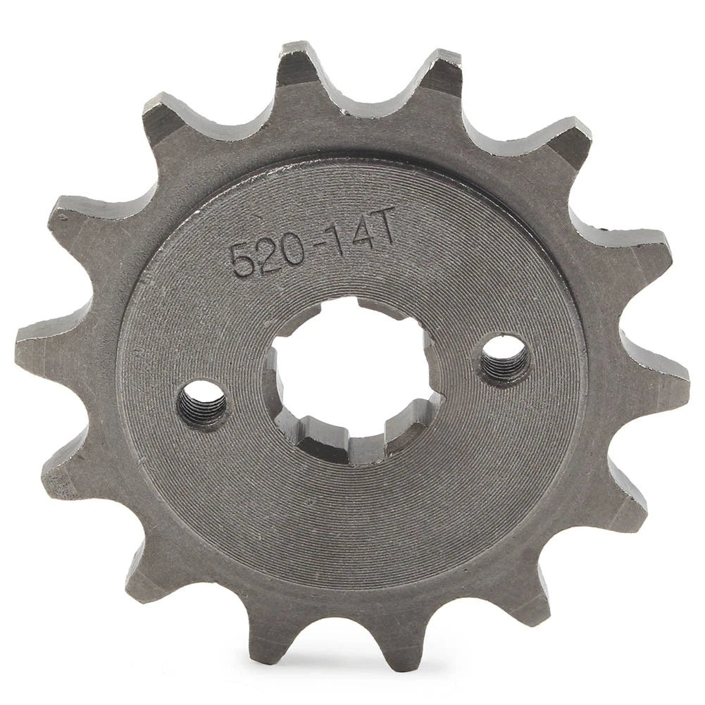 Chain Front Sprocket Cog Fit 125cc-250cc Dirt Pit Bike ATV Go Kart 520-14T 20MM