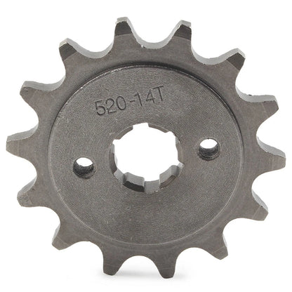 Chain Front Sprocket Cog Fit 125cc-250cc Dirt Pit Bike ATV Go Kart 520-14T 20MM