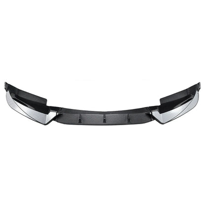 Carbon Look Front Bumper Lip Spoiler Splitter For BMW X6 F16 M Sport 2014-2019