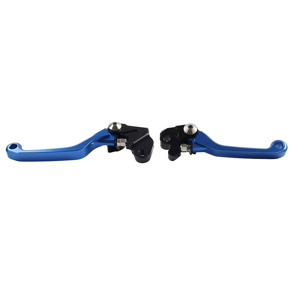 2 Pcs CNC Alu Clutch Brake Lever Pivot Blue For Yamaha YZ250X 16-22/YZ125X 17-22